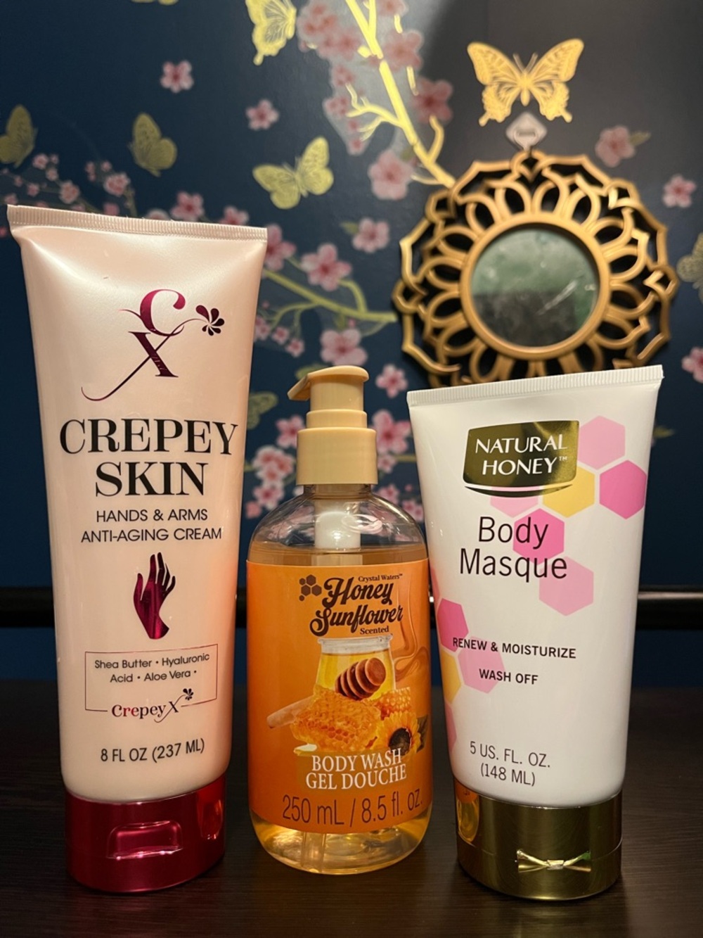 Crepey Skin Hands & Arms Anti-Aging Cream - Pink